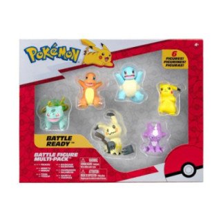 uego de figuras Pokémon Jazwares 6 piezas