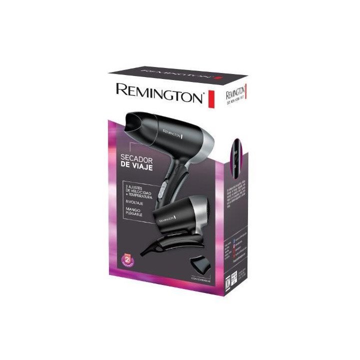 Secador De Cabello Plegable Remington 1400w D2400