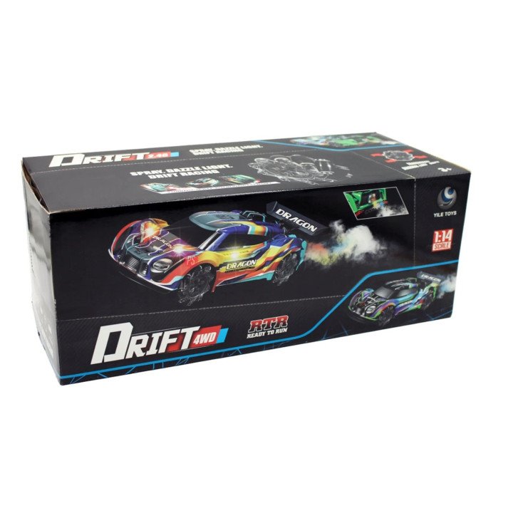 Auto De Carreras Simulacion De Humo Y Multidireccion Green