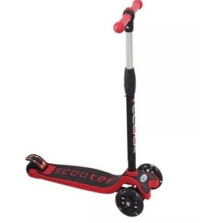SCOOTER 4 RUEDAS CON LUZ, RED