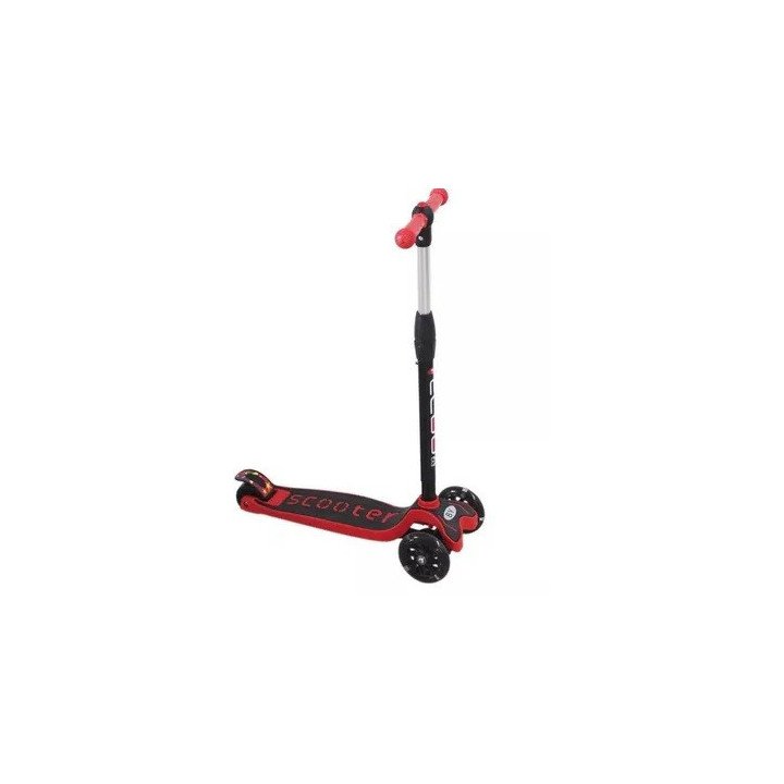 SCOOTER 4 RUEDAS CON LUZ, RED