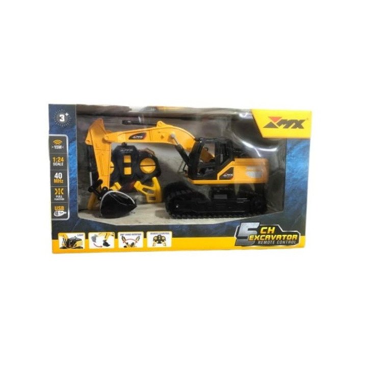 Excavadora control remoto