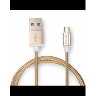 Cable Micro USB 1.2 Metros Golden Philips