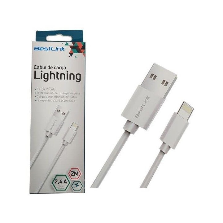 Cable de Carga Lightning 2M Bestlink