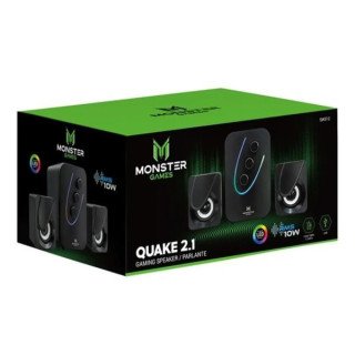 Subwoofer Monster Gamer Quake 2.1 USB Jack 3.5mm