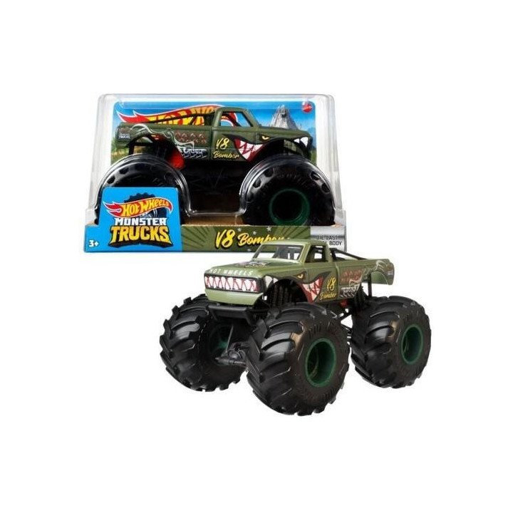 HOT WHEELS MONSTER TRUCK V8 BOMBER 1:24