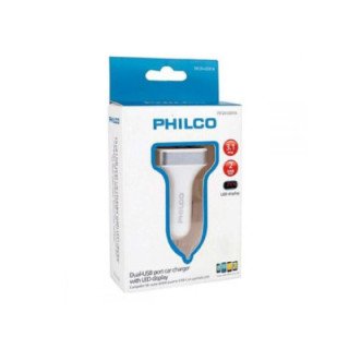 Cargador Auto Doble USB Con Pantalla Led 2 Puerto