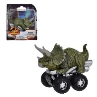 DINOSAURIO VEHICULO PULLBACK JURASSIC WORLD DOMINION – TRICERATOPS