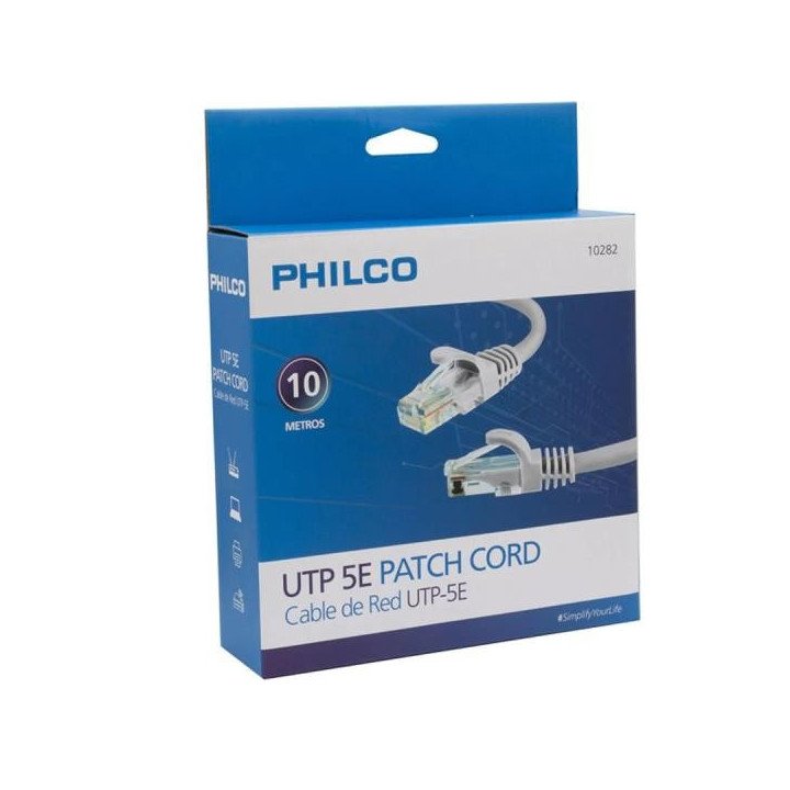 CABLE DE RED UTO-5B 10 METROS PHILCO