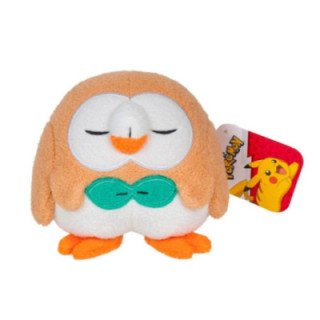 Pokemon Peluche Sleeping Rowletl De 13 Cm
