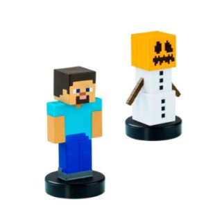 PACK DE 2 FIGURAS TIMBRE MINECRAFT