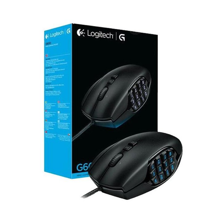 MOUSE GAMER G600 HERO LOGITEC