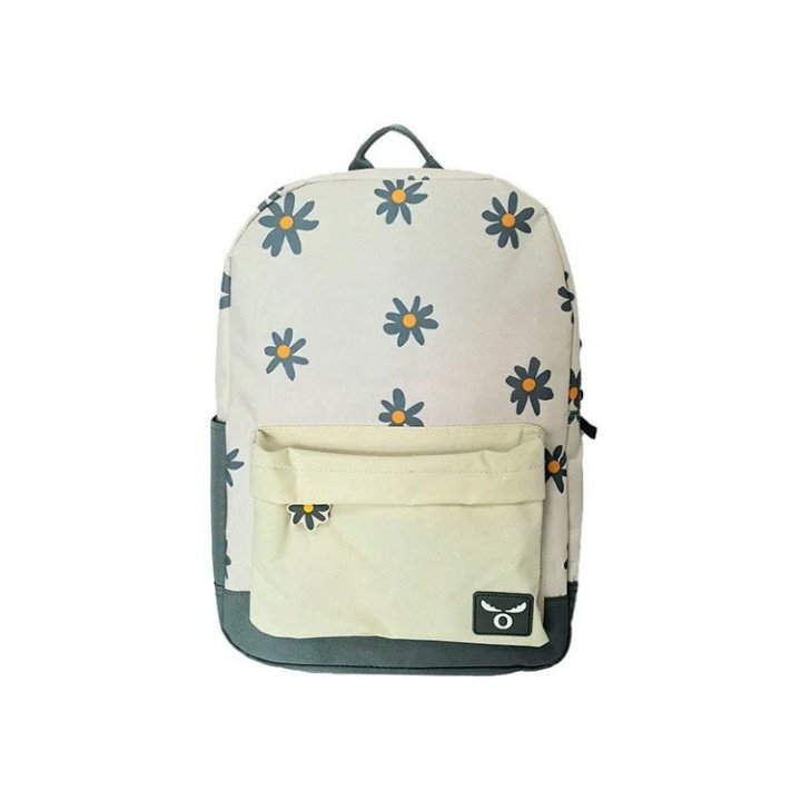 MOCHILA MOOSE KIDS FLOWERS