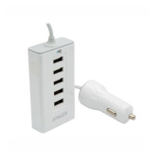 CARGADOR DE AUTO X5 USB 50W ANKER