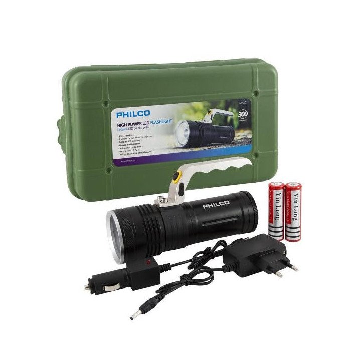 Linterna Led Recargable Tipo Cree Alto Brillo