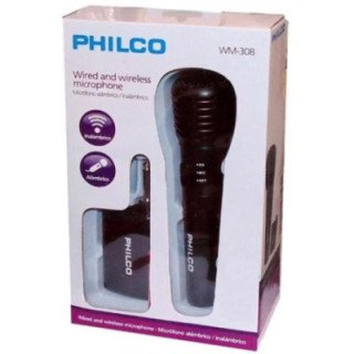 Micrófono Alámbrico/Inalámbrico Philco WM308