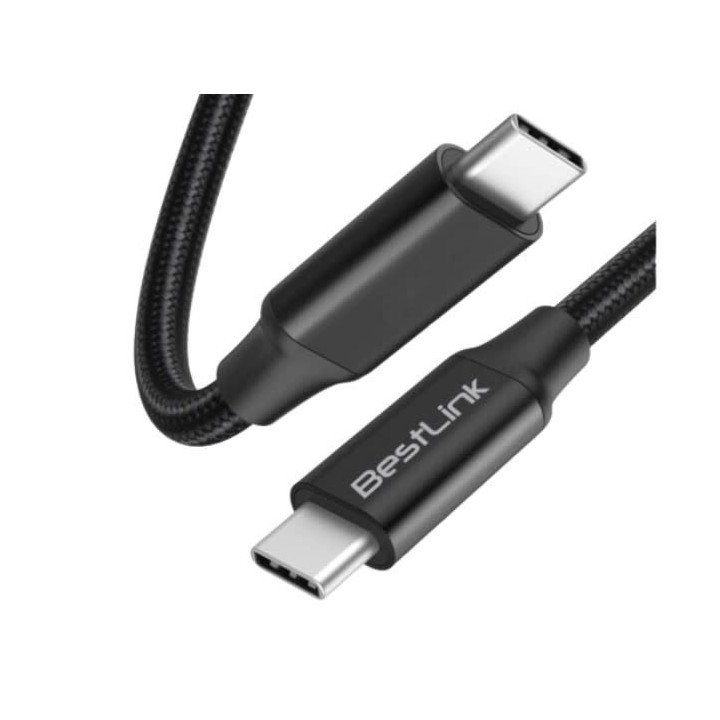 Bestlink Cable Carga Rápida USB C a USB C 100W 1.2Mts.
