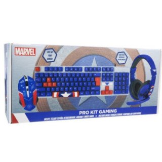 GAM745043-CAP-ESP KIT GAMER CAPITAN AMERICA 3 EN 1