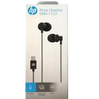 Audífono In-Ear HP DHH-1127 USB-C Control en Cable -