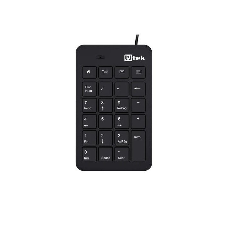 Teclado numérico USB multimedia 23 botones