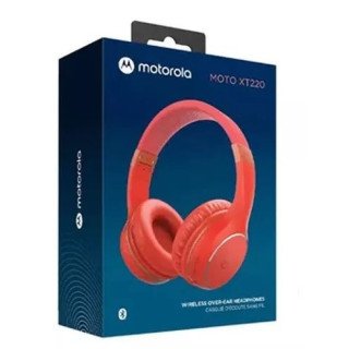 Audifonos Motorola XT 220 Over Ear Bluetooth Rojo