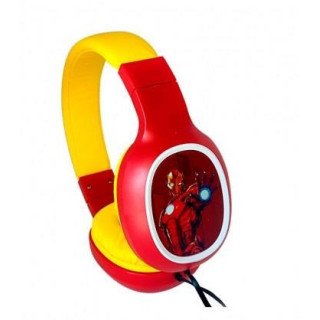 audifono teen iron man alambrico AMARILLO