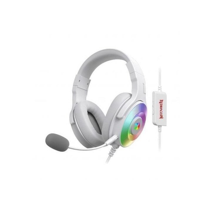 Redragon Pandora H350 Audífonos Gaming USB 7.1 RGB - Blanco