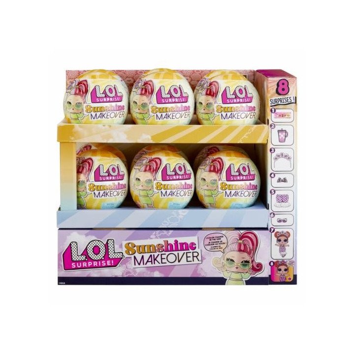 LOL SURPRISE SUNSHINE MAKEOVER (CAMBIA COLOR AL SOL)