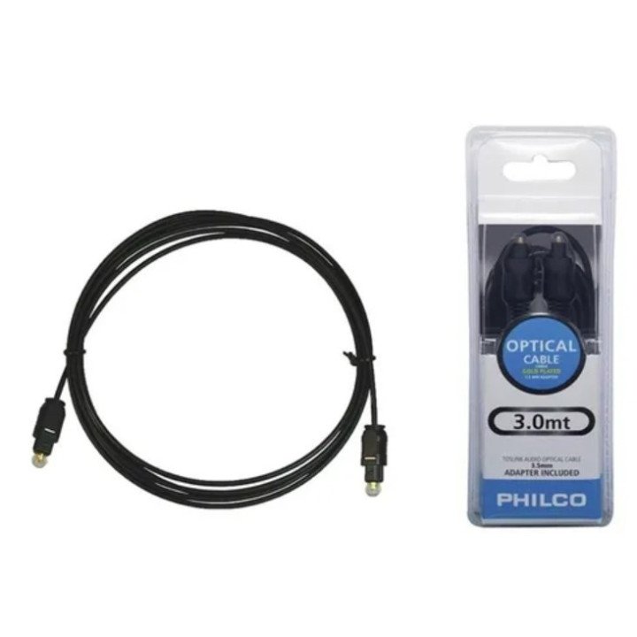 cable optico philco 3 mts