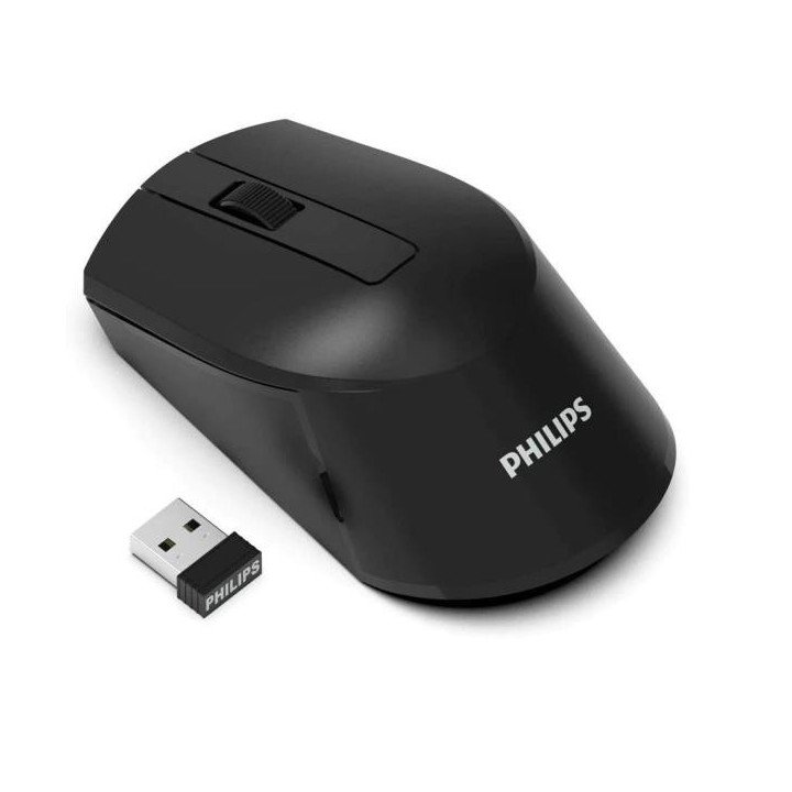 MOUSE INALAMBRICO 2.4GHZ 7374 NEGRO PHILIPS