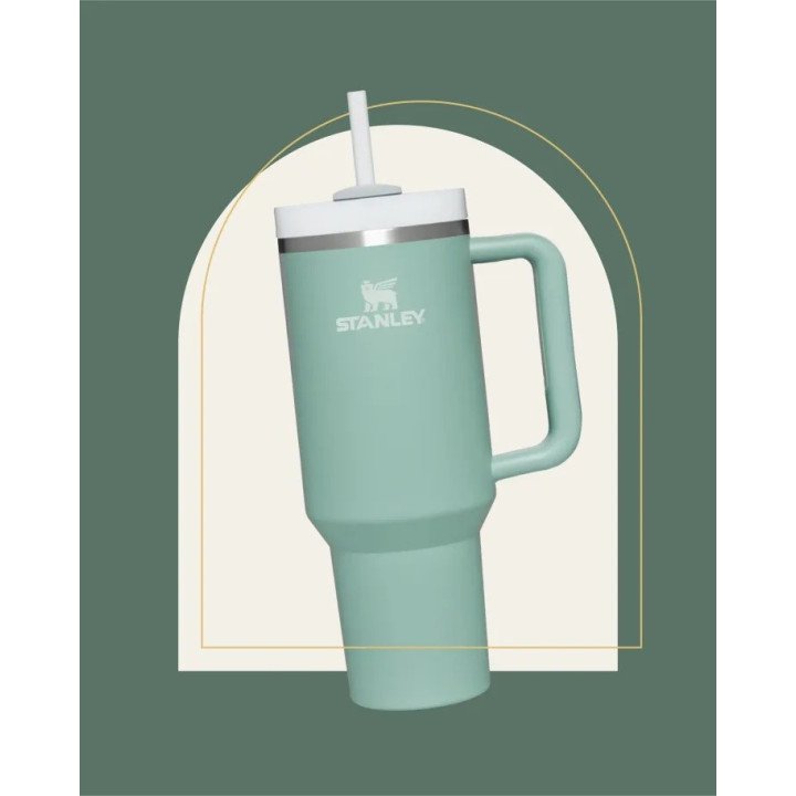 STAN ADV 40OZ QUENCHER H2.0 TM TUMB EUCALYPTUS