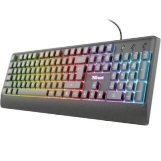 TECLADO USB TRUST ZIVA RGB RAINBOW