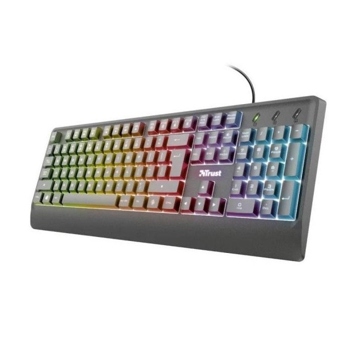TECLADO USB TRUST ZIVA RGB RAINBOW