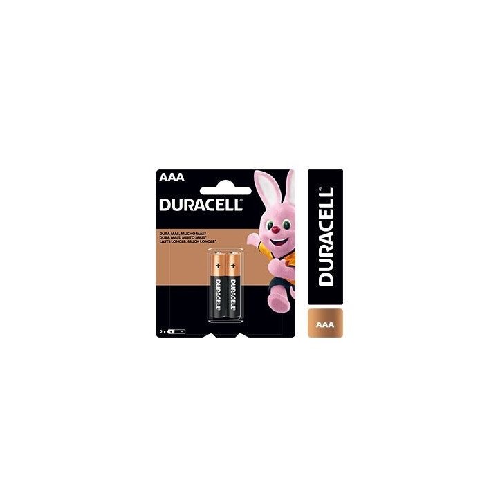 Duracell Pila Alcalina AAA Pack 2 Un