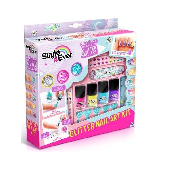 Style 4 Ever Glitter Nail Art Kit