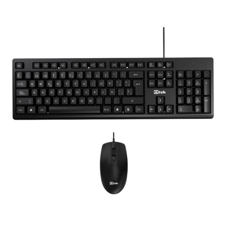 Kit teclado mouse alámbrico USB