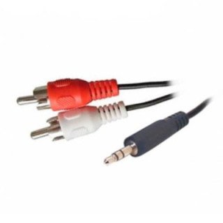 CABLE AUDIO 3.5M A 2 RCA DE 3 MTS