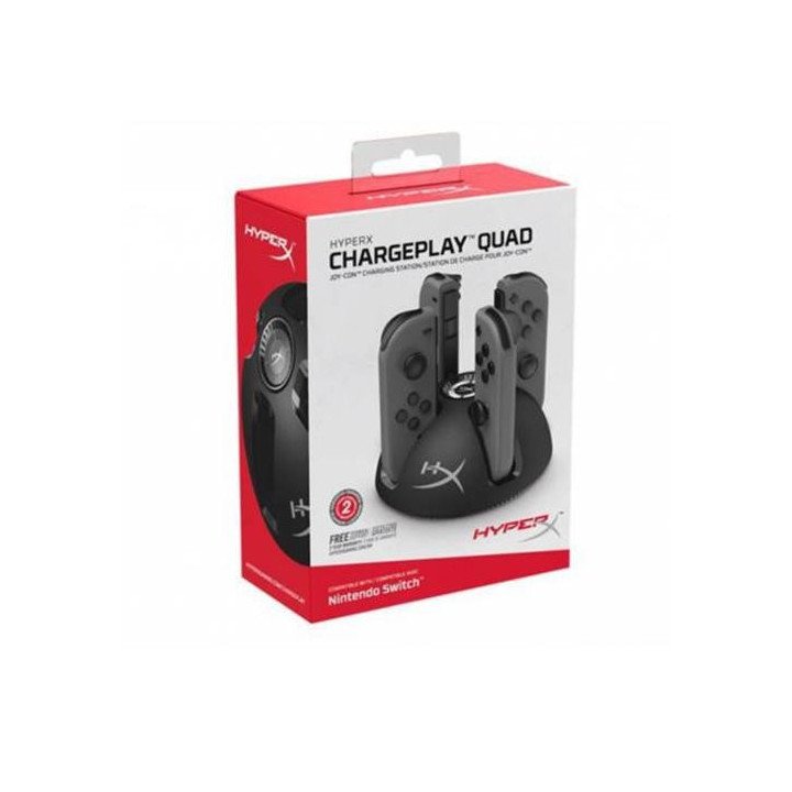 Cargador De Control Nintendo Switch Hyperx Quad Chargeplay
