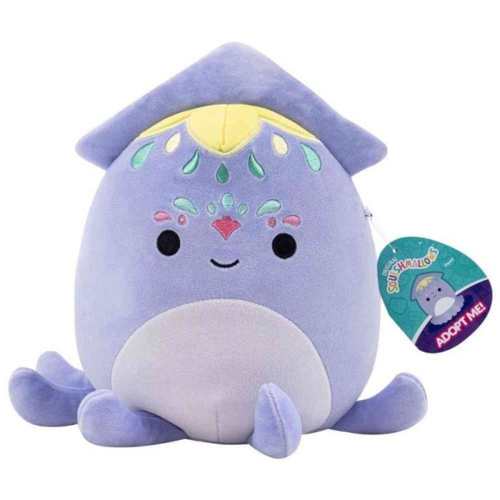 Squishmallows ¡Adopt Me! Calamar de 20 cm