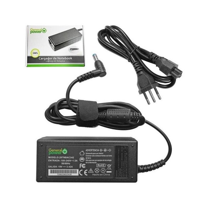 Cargador Notebook Acer 19V 3.42A PLUG 5,5*1,7mm