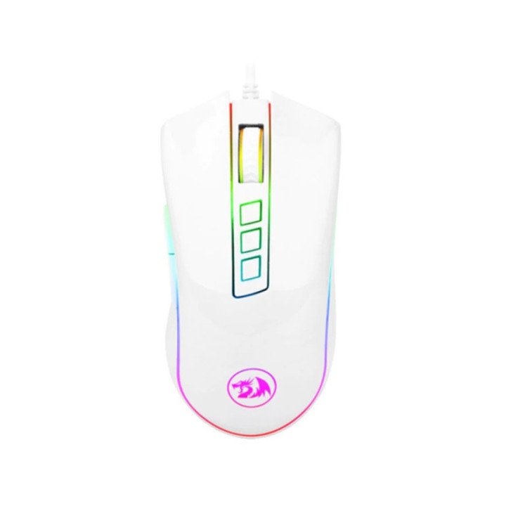 Mouse Redragon Gamer Blanco RGB Cobra M711W