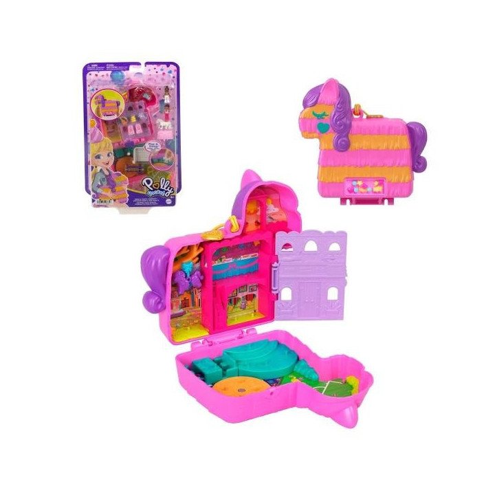 POLLY POCKET SET DE JUEGO COMPACTO FIESTA DE PIÑATA