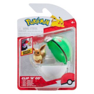 Pokémon Clip 'N' Go Eevee and Friend Ball Playset, 2 pieces