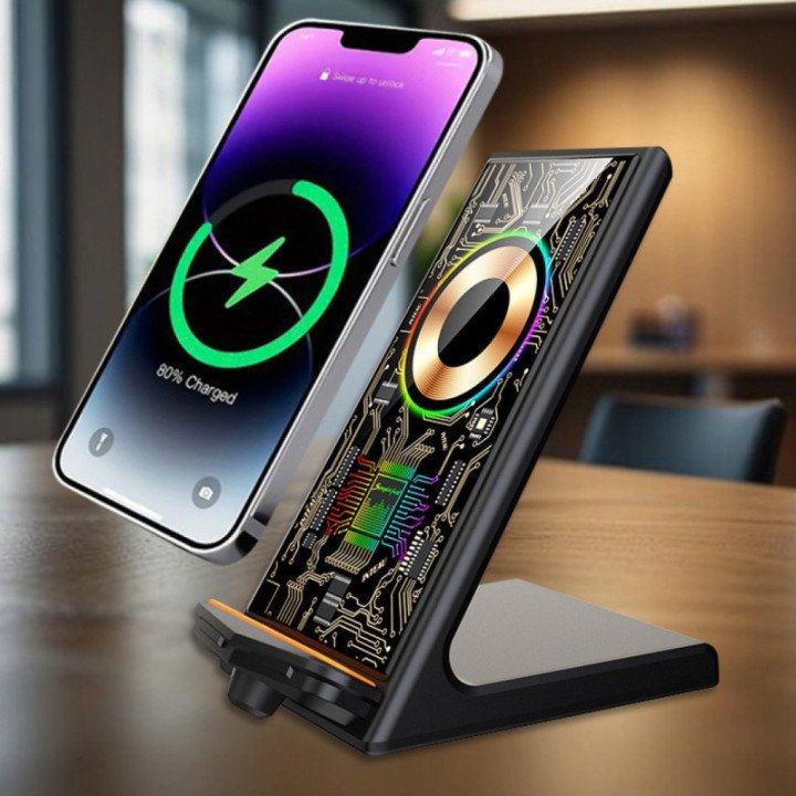 Cargador Inalambrico Tipo Stand hasta 15W