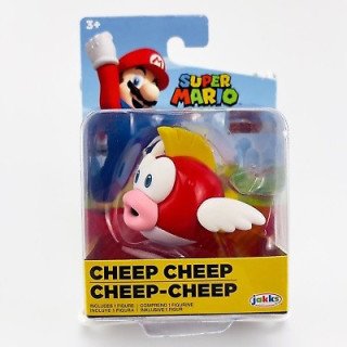 Super Mario Cheep Cheep 2.5" Red Mini-Action Figure