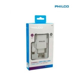 Cargador Rápido 3.0 Celular Tipo-C Philco QC621