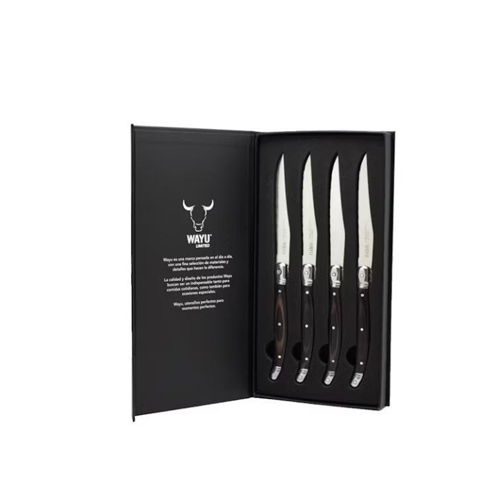 SET 4 CUCHILLOS BLACK  MESA WAYU LIMITED