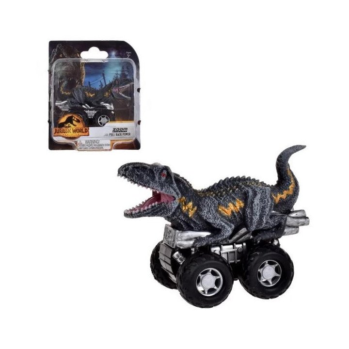 DINOSAURIO VEHICULO PULLBACK JURASSIC WORLD DOMINION – INDORAPTOR