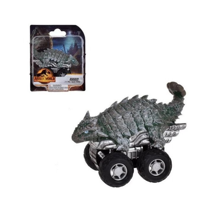 DINOSAURIO VEHICULO PULLBACK JURASSIC WORLD DOMINION – ANKYLOSAURUS