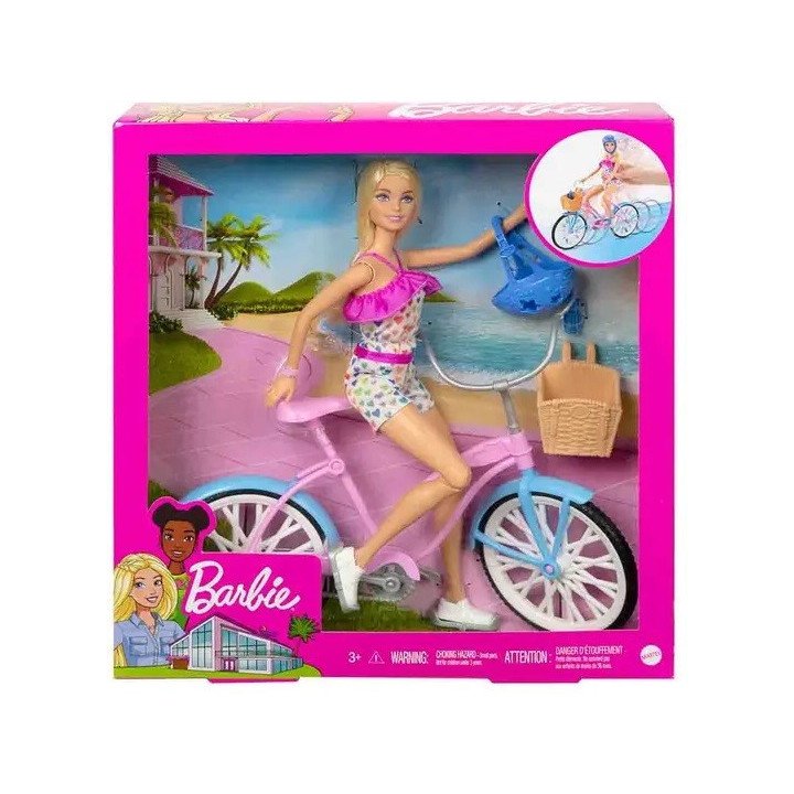 Mattel Barbie Paseo en Bicicleta Muñeca
